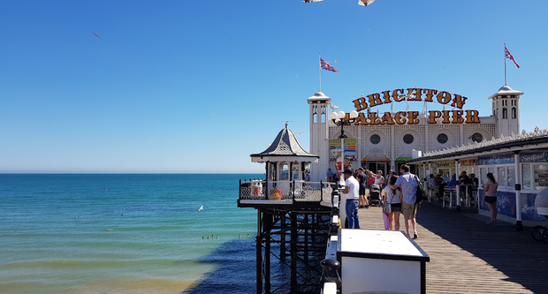 Brighton Pier During The Summer